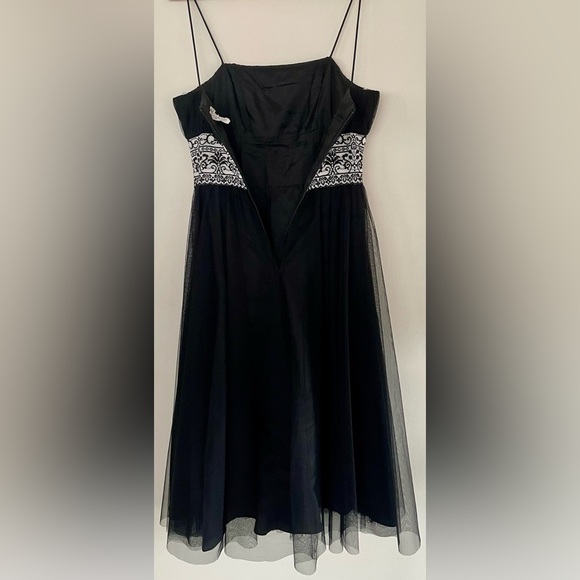 Black Cocktail Dress - Picture 3 of 6